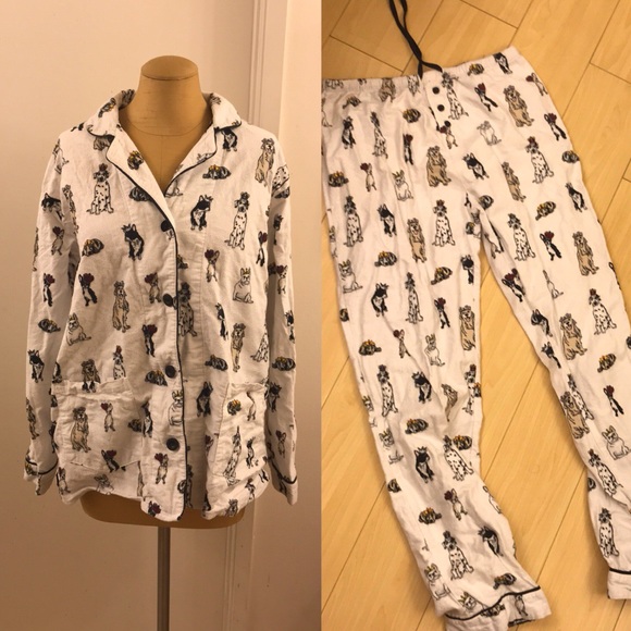 PJ Salvage Other - PJ Salvage 👑 Royal Dog 🐶 Flannel Pajamas